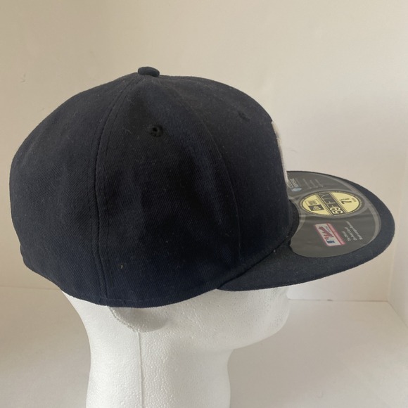 New York Yankees New Era World Series Letterman 59FIFTY Fitted Hat Size7 5/8 - Picture 4 of 9
